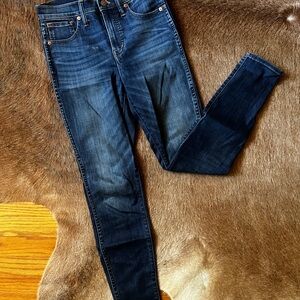 Madewell Dark Blue Skinny Jeans